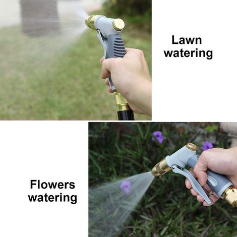 Pistola ad acqua ad alta pressione per lavaggio auto applicabile, pistola ad acqua con funzione multistadio per vernice in lega di zinco, testa in rame per uso domestico (1/4)