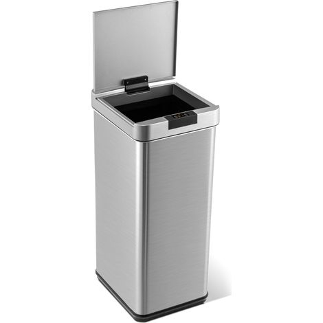 CASART 48L Automatic Trash Can - Silver (1/5)