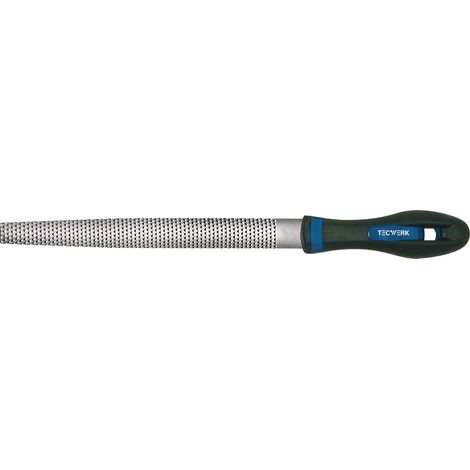 Râpe à bois DIN 7263 C L.250mm Q.25x7mm Taille 2 demi-ronde 2C-Ergo TECWERK (1/2)