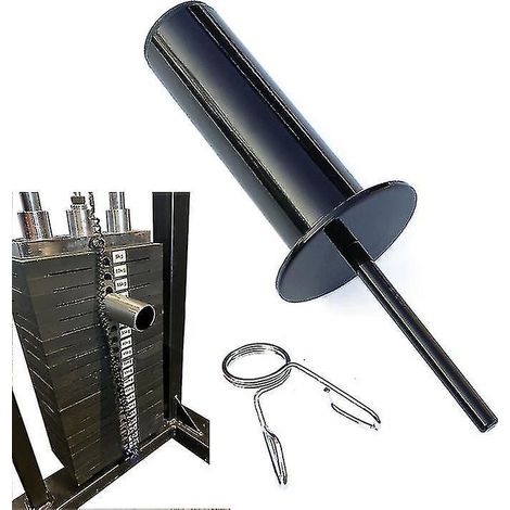 Chomel 8 mm/10 mm Ersatzstift für Gewichtheberstangen und Kurzhanteln, ermöglicht das Hinzufügen von Gewicht (10 mm). (1/5)