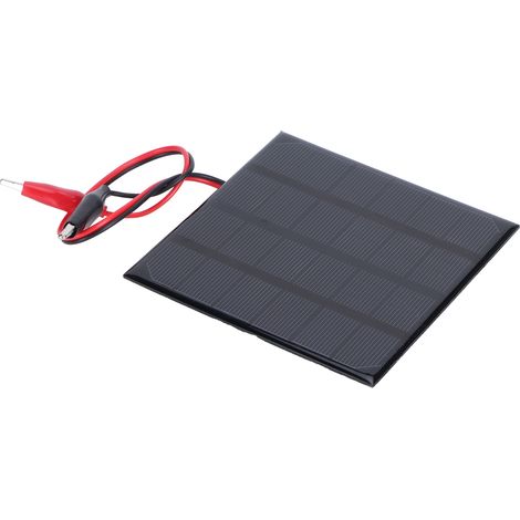 2W 6V Solarpanel mit Klemme, DIY-Lademodul für Spielzeug, Lampen und Ladegeräte (1/5)