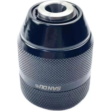 Mandrin autobloquant métallique Sanou à serrage manuel complet 0,8-10 mm, filetage 3/8-24UNF, accessoires (Mandrin entièrement métallique Three Gull 10 mm 3/8-24) (1/5)