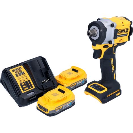 Llave de impacto sin cable DeWalt DCF 922 E2 18 V 406 Nm 1/2" sin escobillas + 2x batería Powerstack 1,7 Ah + cargador (1/5)