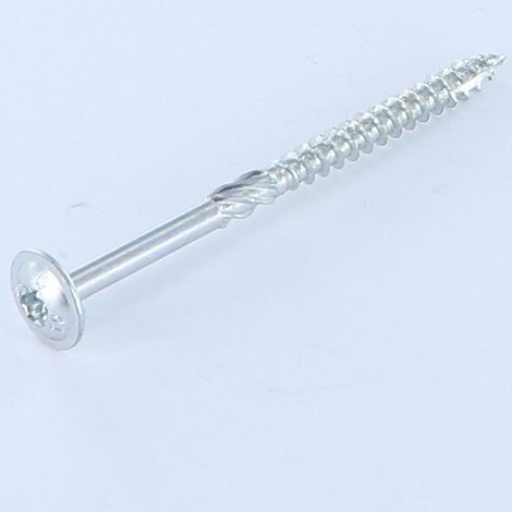 VBA Vis bois agglo Tête disque TORX T25 5X70 Acier zingué-100 pièces