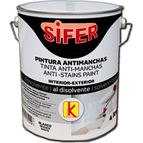 KOLMAN Fleck-Rauch-Fett lösungsmittelbeständige mattweiße Farbe 750 ml