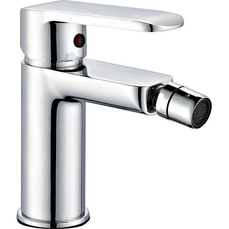 Miscelatore rubinetto america per bidet in ottone colore cromato con piletta  confezione 1 (1/2)