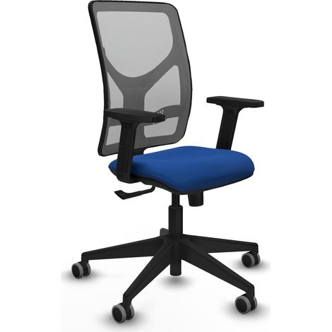 Silla de oficina piqueras y crespo Motilla gris polipiel (1/2)