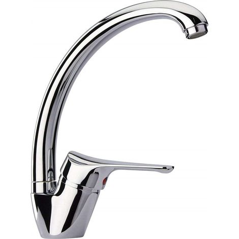 TRADE SHOP - Miscelatore Rubinetto Bari 52932 Canna Alta Foro Monocomando Rubinetteria -