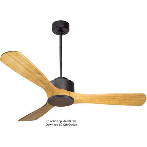 Modulo de KlassFan - Super déstratificateur d'air sans Lumière gris basalt bois clair idéal de 25 à 40 m² KLDC1P6SW132 (1/3)