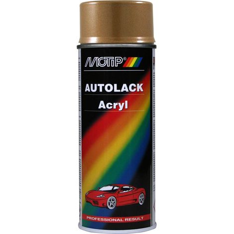 Pintura en spray Motip Autoacryl dorado 400 ml (1/3)