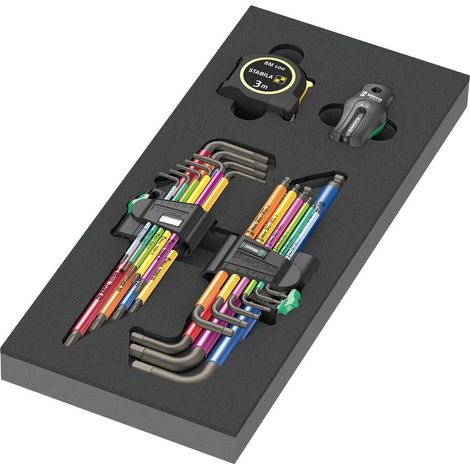 Wera Brugola interna, TORX Kit di chiavi a brugola 1.5 mm, 2 mm, 3 mm, 4 mm, 5 mm, 6 mm, 8 mm, 10 mm 18 parti (1/8)