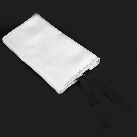 Couverture anti-feu d'urgence en fibre de verre pour cuisine, camping, cheminée, barbecue, voiture (1 1 m) (1/5)