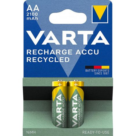 Batería recargable AA 2100mAH 2er blister (por 10) (1/2)