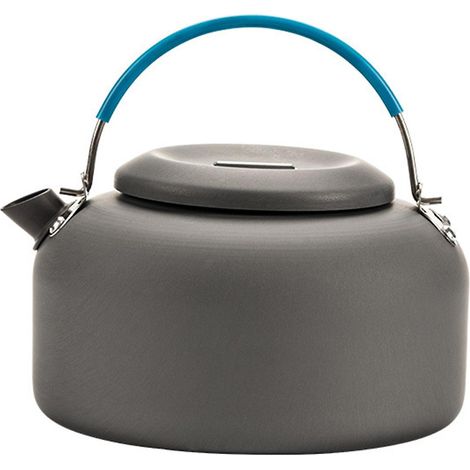 Leichter 1,4-Liter-Aluminiumkessel für Camping und Wandern, blau