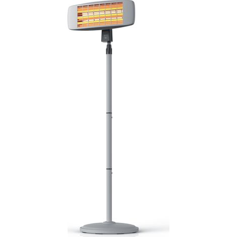 Brandson Heizstrahler mit Fernbedienung für Terrasse - Wärmelampe Terrassenheizstrahler - 3 Leistungsstufen - LED Power-Indikator (1/5)