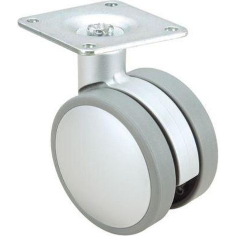 RUEDAS ALEX rueda giratora placa 10dkp75 nylon-plateada , Descripción
Nuestra gama de ruedas de decoración de la serie DKP con aro de nylon y acabado plateado está recomendada para el sector mobiliari (1/5)