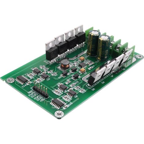 Module de commande PWM à double moteur CC en pont en H, 336 V CC, 15 A crête, 30 A, carte de contrôle haute puissance IRF3205 pour Arduino, robot et voiture intelligente. (1/5)