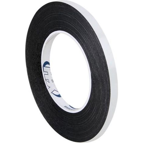 RUBAN ADHÉSIF MOUSSE DOUBLE FACE NOIR 9MM X 10M HPX (1/2)