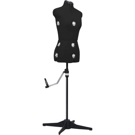 Teenpull – Schneiderpuppe Verstellbar Weiblich Schwarz S Größe 33-40 (1/5)