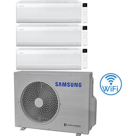 Samsung Windfree Avant S2 R32 Wifi Trial Split Inverter 9000 + 9000 + 12000 BTU Klimaanlage mit E.U. AJ052TXJ3KG/EU NEU 2025 Klasse A+++/A++