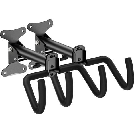 Soporte para bicicletas, alta capacidad de carga, diseño ajustable, negro. (1/5)