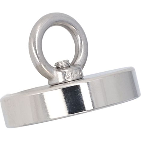 Angelmagnet-Set mit 280 kg Zugkraft, Neodym-Magnet, Edelstahl, für See und Fluss (1/5)