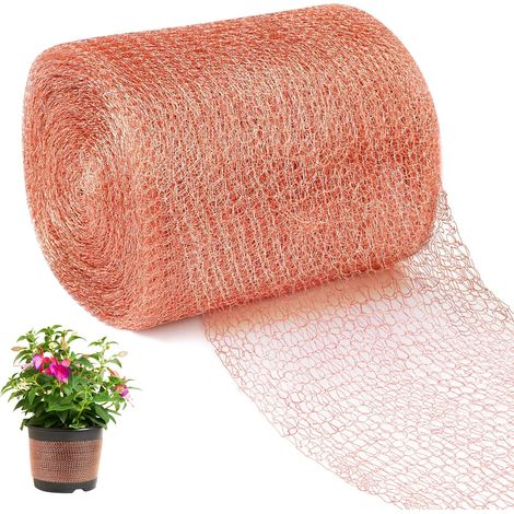 Filet Anti Limaces et Escargots, 12.7cm x 6m Ruban Cuivre Anti Limace, Double Couche Grillage en Bande Cuivre Anti Limace, Barriere Anti Limace pour Jardin Protection (1/5)