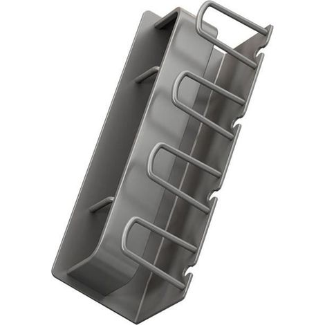 SALUTUYA Zahnbürstenhalter für die Wand, bohrfrei, platzsparend mit 4 Becherhaltern, dekoratives Accessoire.