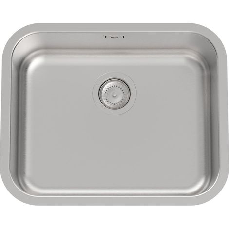 Evier inox 1 bac PORTO - ROCA Dimensions : 550x450x180 mm