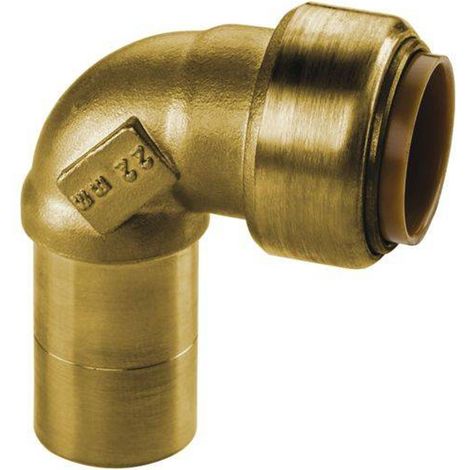 Kupfer Steckfitting Tectite Winkel 90° 22 mm innen/außen lösbar DVGW