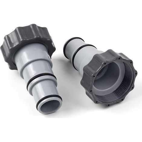Adaptateur De Tuyau De Piscine Avec Collier Pour Pompe À Connexion Filetée (1/4)