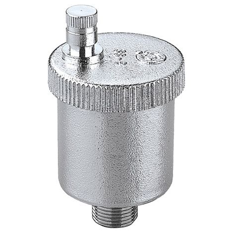 Purgador de aire automático 3/8" en latón cromado - Caleffi