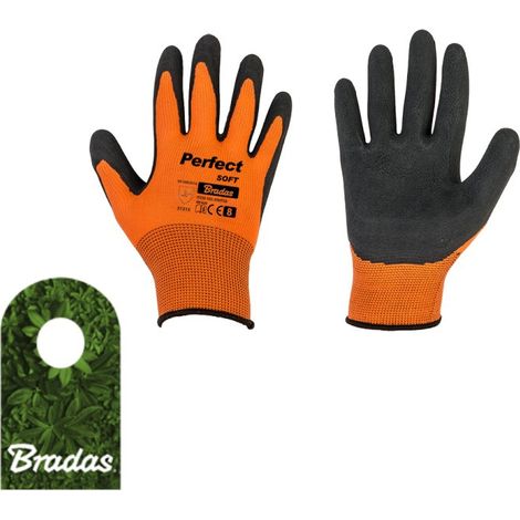 Gartenhandschuhe Schutzhandschuhe PERFECT SOFT Arbeitshandschuhe Latex Größe 10 BRADAS 1664 (1/2)