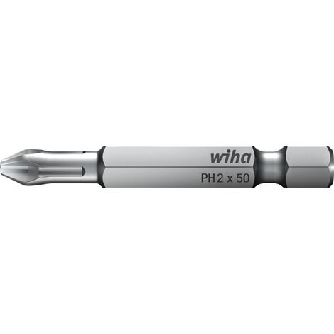 Wiha ZOT-Torsions-Bit, Phillips, Form E 6,3 (7041 ZOT) PH1 x 50 mm
