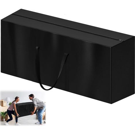 Sac de Rangement pour Coussin de Jardin, 210D Oxford Tissu Sac de Rangement Zippé Étanche Sac de Rangement pour Tapis de Jardin Housse de Protection avec Poignée (173 x 76 x 51 cm) (1/5)