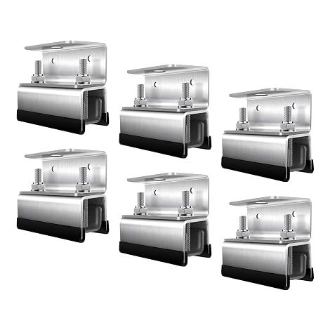 304 Stainless Steel Van Roof Mounting Kit - Fits (6) Roof Rack (1/5)
