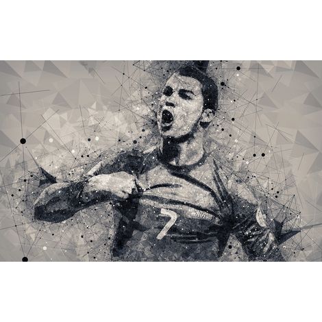 Papier peint panoramique Football - Joueur de Foot - 130 cm x 81 cm (1/2)