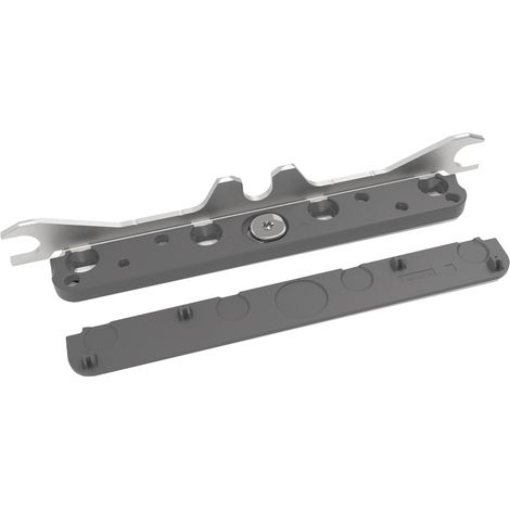 Attaches façades pour ferrure de porte pivotante freeslim flap - Décor : Blanc - KESSEBOHMER