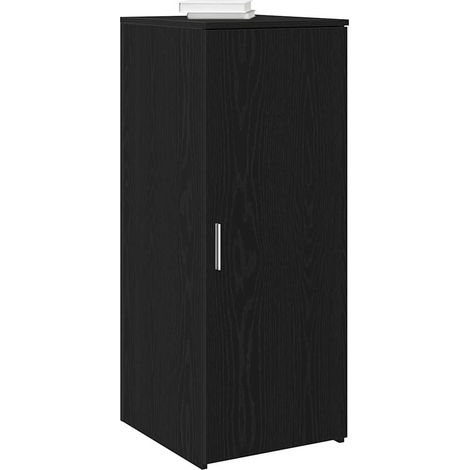 vidaXL Armoire de rangement Noir 40x45x103,5 cm Bois d'ingénierie (1/5)
