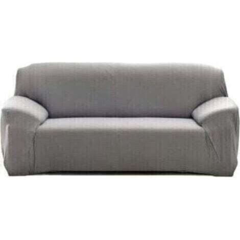 Housse de Canapé Extensible 3 Places,Couverture Extensible Housse Décor,Revêtement de Canapé(Gris clair,3 Places:185-230cm) (1/5)
