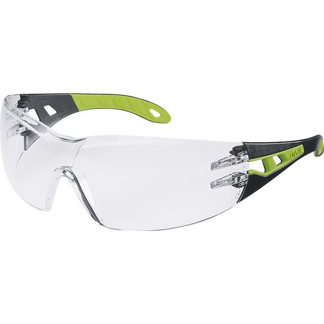 uvex pheos 9192225 Schutzbrille Schwarz, Grün