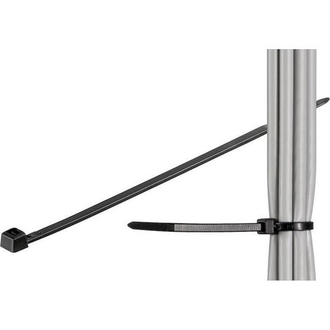 OEM Fascette fermacavi 203x3.5mm 100 pz Nere (1/5)