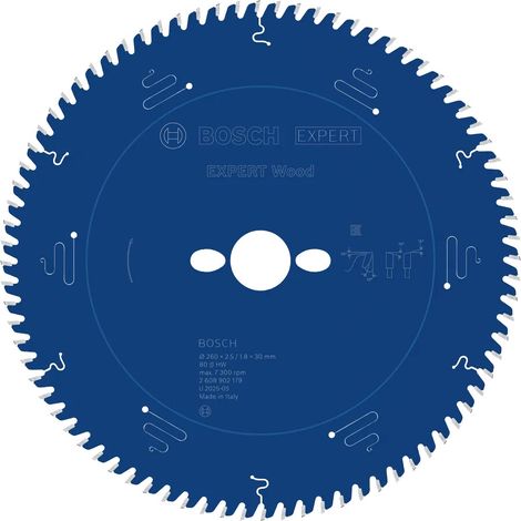 Lame de scie circulaire filaire EXPERT Wood pour scies stationnaires Ø260 mm - BOSCH - 2608902179 (1/5)