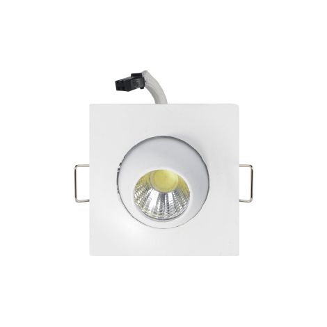 Punto luce led 3w quadrato luce fredda 6000k (1/4)