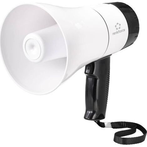 Renkforce RF-MP-200 Megafono funzione di registrazione, con cinghia di supporto