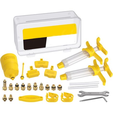 1 Kit De Purge, Outils Réparation Frein Vélo, Plastique Léger, Huile Minérale, Pour VTT Et Disque Hydraulique (1/5)