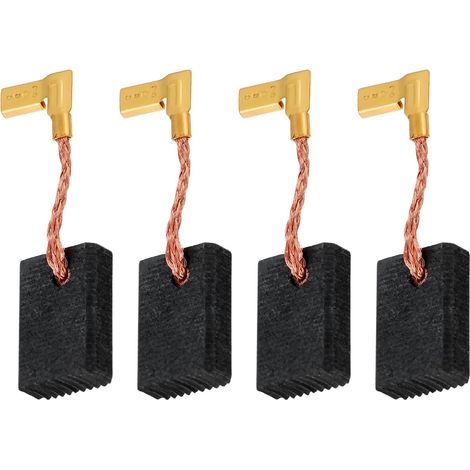 Lot de 4 balais de charbon pour meuleuse d'angle Makita 9565 4,8 x 10,8 x 16,5 mm (1/5)