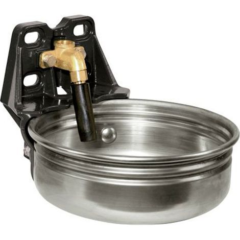 Abreuvoir automatique pour chevaux en acier avec valve pour tuyau. Capacité 5 litres