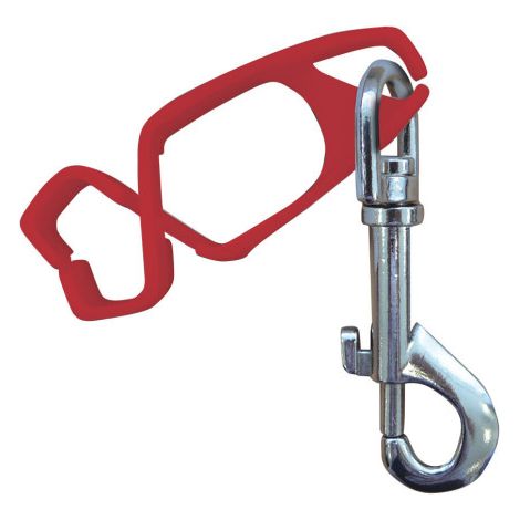 Clip para guantes de fácil colocación (pack de 40) A001 Rojo