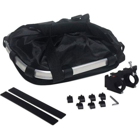 Panier vélo chien pliable amovible, support guidon réglable libération rapide, facile installer (1/4)